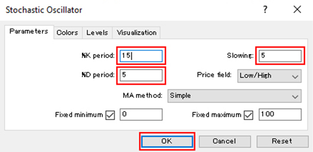 Setting Parameters: