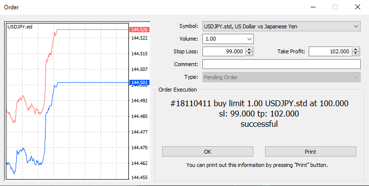 Confirming the Traded Order