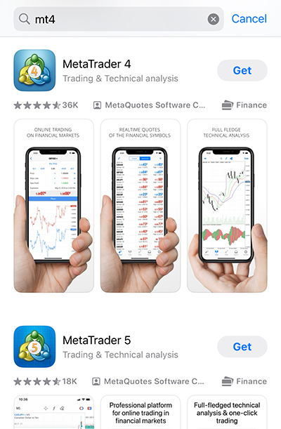 Install MetaTrader4