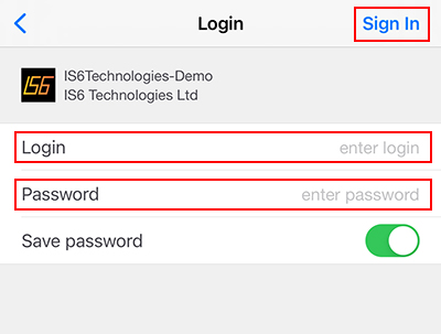 Sign in to IS6FX on MT4