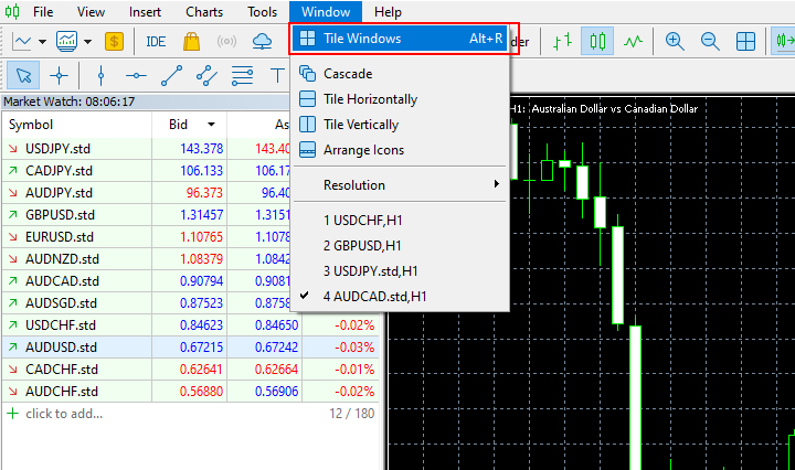 Arranging Windows