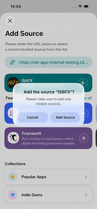 Install the IS6FX app