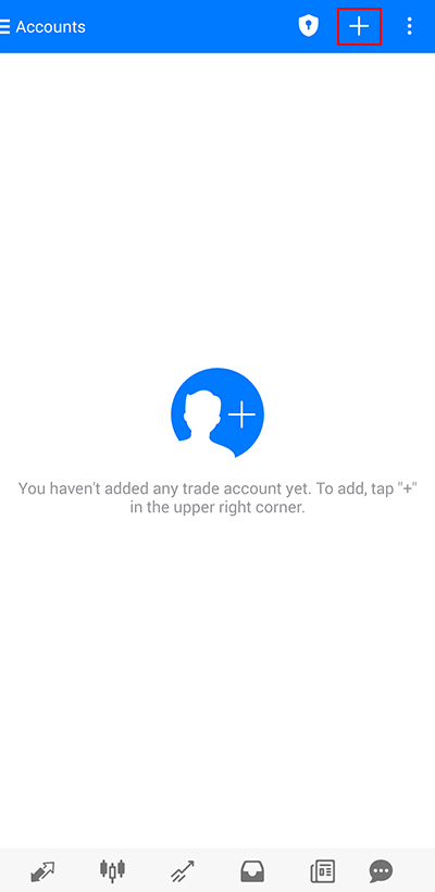 Agregar cuenta de trading
