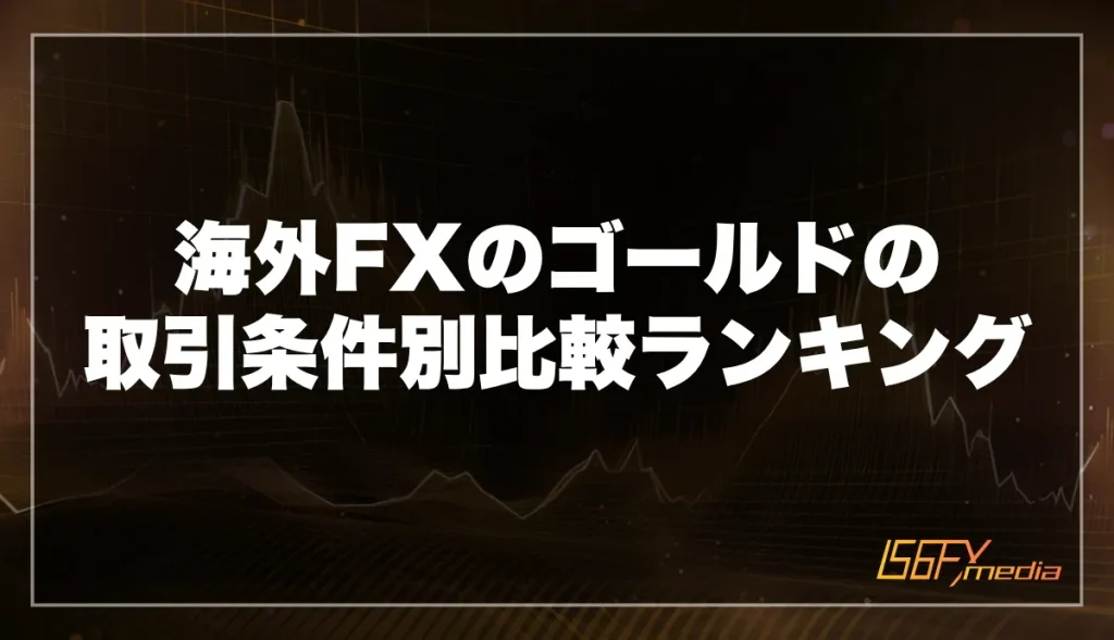 海外FXのゴールドの取引条件別比較ランキング