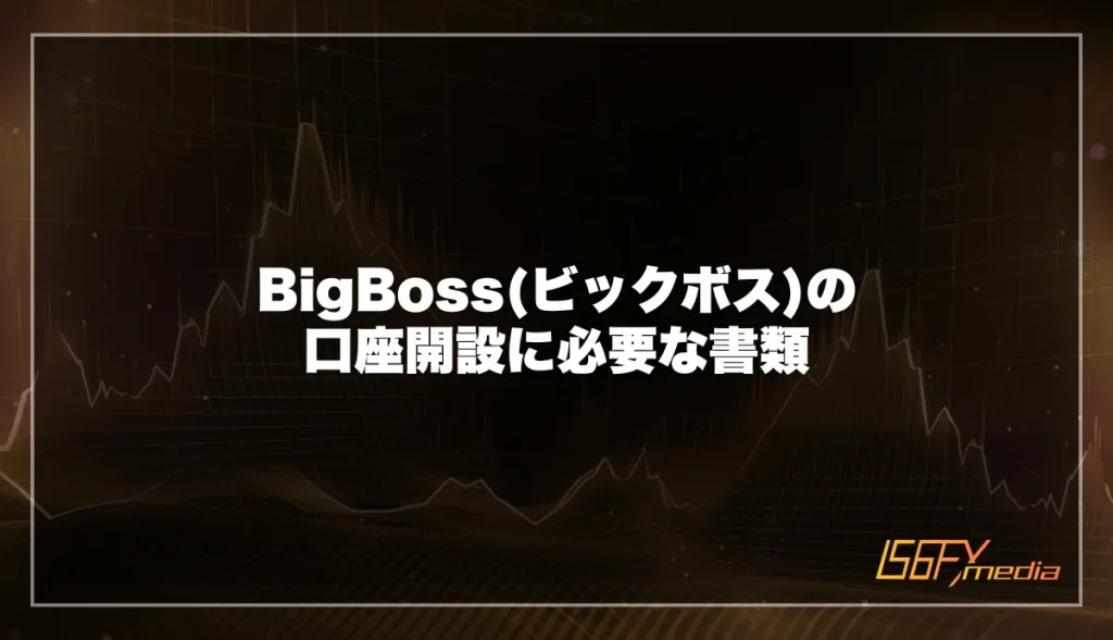 BigBoss(ビックボス)の口座開設に必要な書類