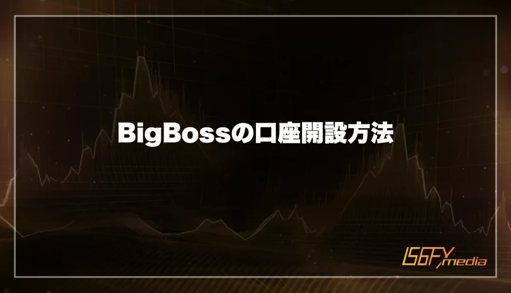 BigBoss(ビッグボス)の口座開設方法