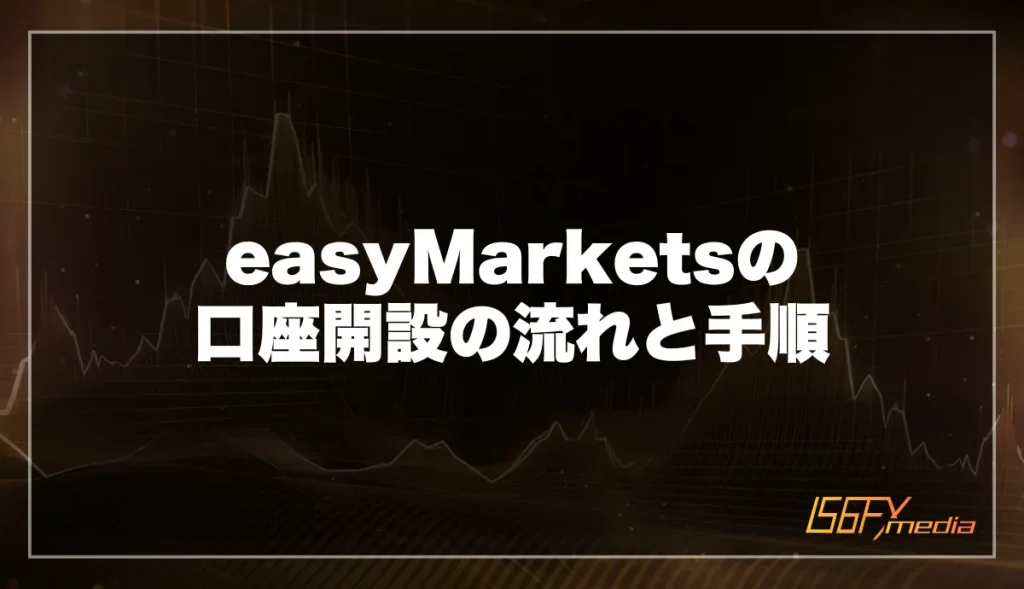 easyMarketsの口座開設の流れと手順
