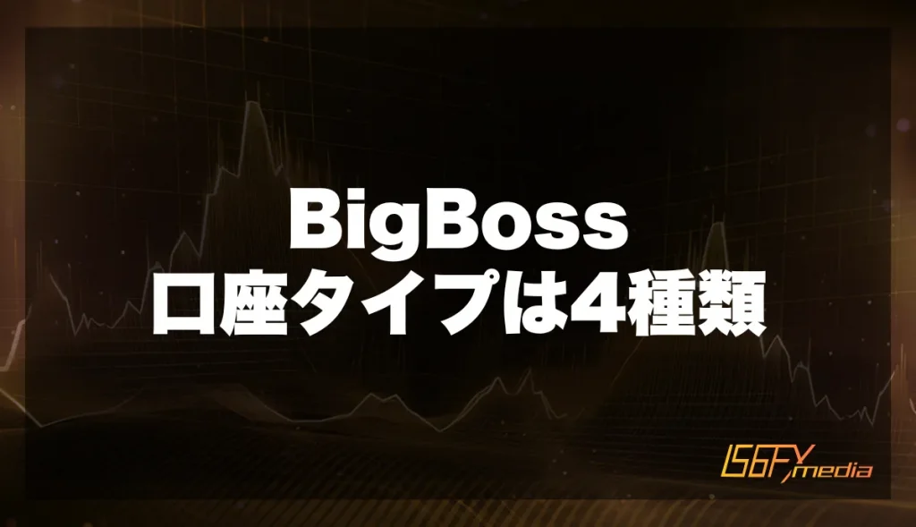 BigBoosの口座タイプは4種類