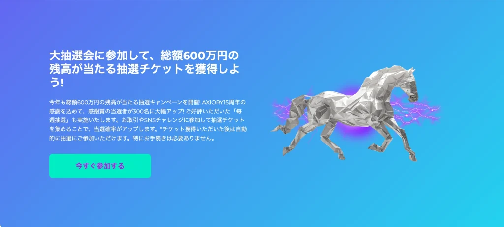 総額600万円が当たる抽選会公式サイト画像