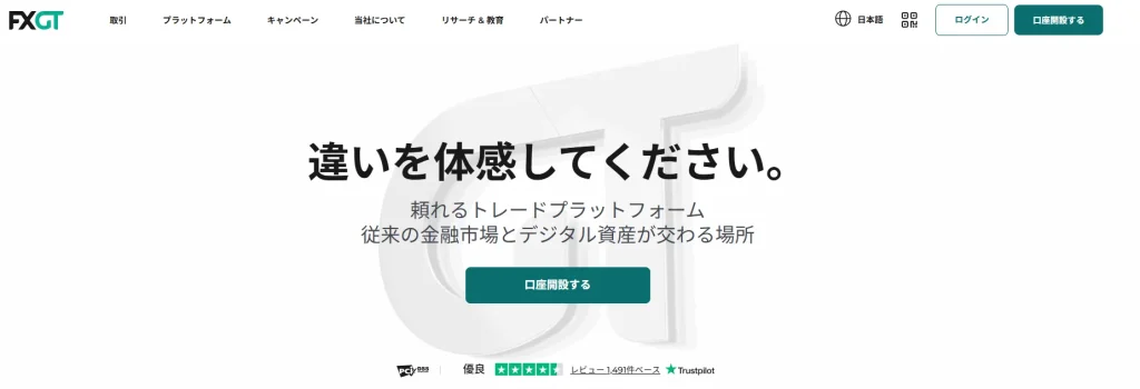 fxgtの公式サイト