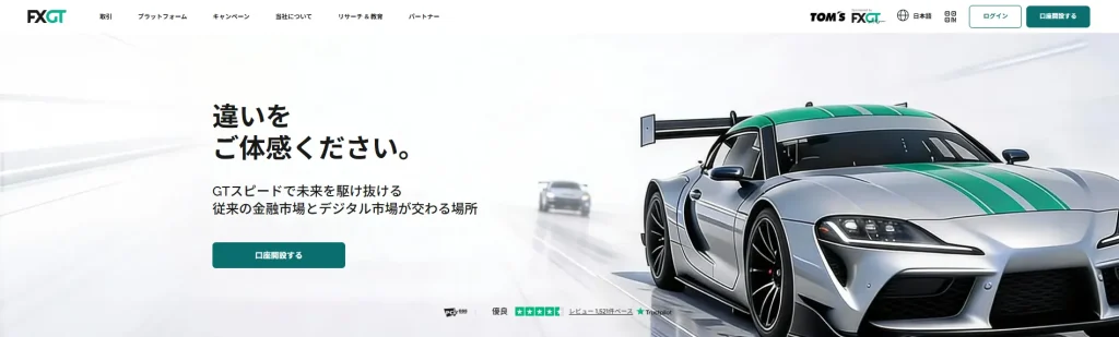 レバレッジが高いおすすめ海外FX業者ランキング4位はFXGT