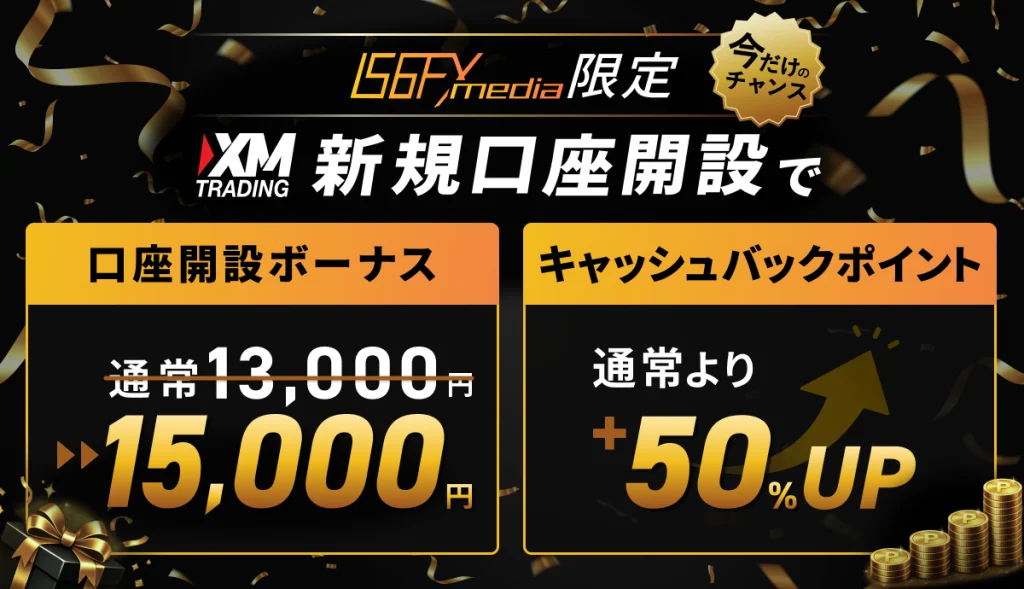 IS6FXメディア限定のXMTradingのボーナス紹介画像