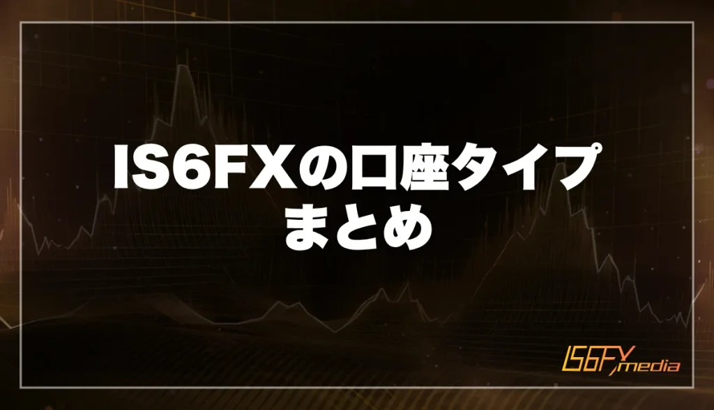 IS6FXの口座タイプまとめ